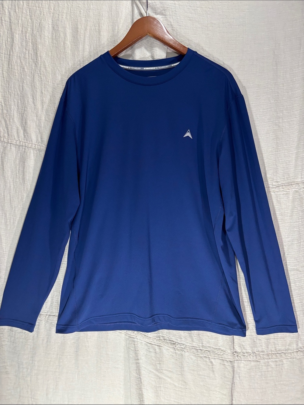 Arctic Cool Performance Long Sleeve Cooling Shirt Blue Size Large